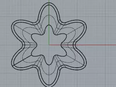 Margherita con superf  bomb Free 3D model