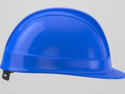 Hard Hat Safety Helmet 02 3D model