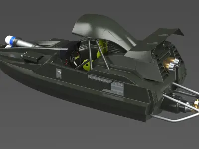 Qboat 3D model