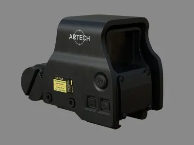 Weapon - Scope - 01 - EoTechXPS3 Low-poly 3D model