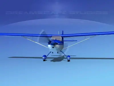 Bellanca Citabria 7KC V10 3D model