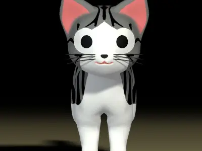 Chii nonrigged Free 3D model