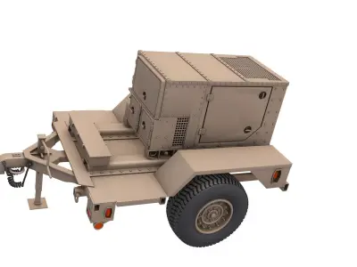 Military Generator MEP 803A 3D model
