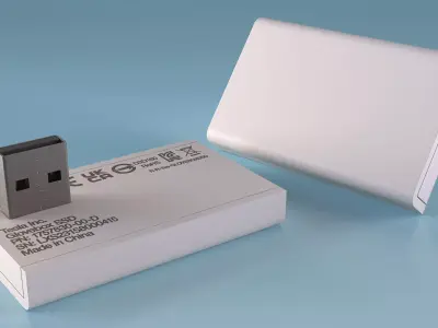 Portable Solid State Drive 3D model