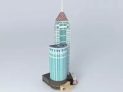Wuhan Construction Bank Building 3D model
