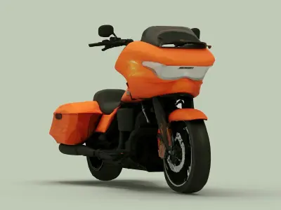 Harley Davidson Road Glide 2025 Free 3D model