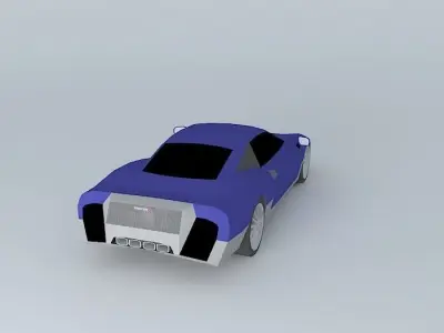 Photon R sports car Free 3D model