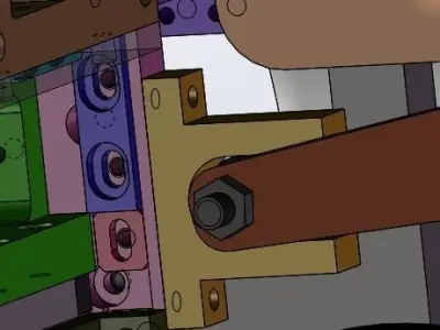 CAM bending machine 3D model