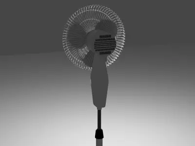 Tall Fan Free 3D model