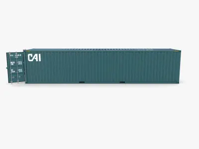 40ft Shipping Container CAI v3 3D model