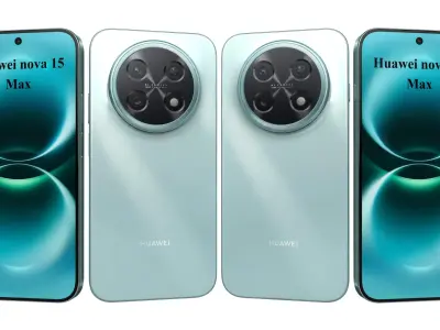 Huawei Nova 15 Max All Colors 3D model