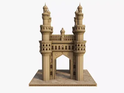 Charminar India 3D model