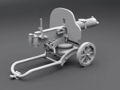 Maxim MG scale model 3D print model
