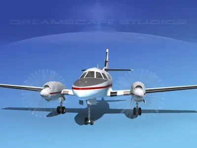 Swearingen SA226-T Merlin III V14 3D model