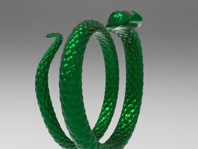 snake ring 3D model