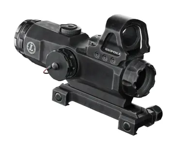 LEUPOLD MARK 4 HAMR SCOPE Low-poly 3D model