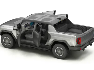 Vehicle-Pack-3 Low-poly 3D model