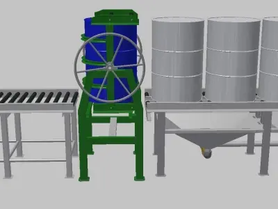 Volcador de tambores Free 3D model