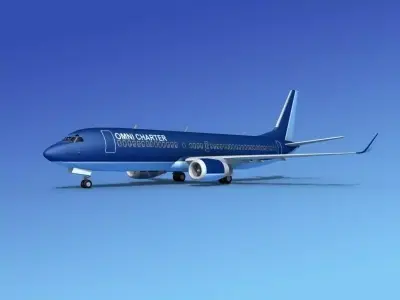 Boeing 737-800 Omni Charter 3D model