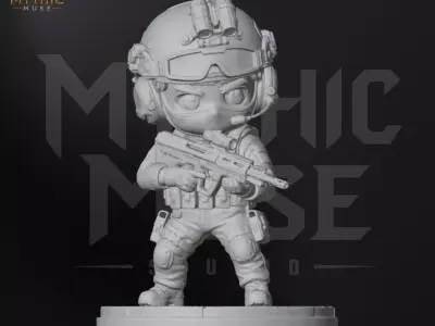 Special Forces Military STL Model for 3D Printing 3D print model