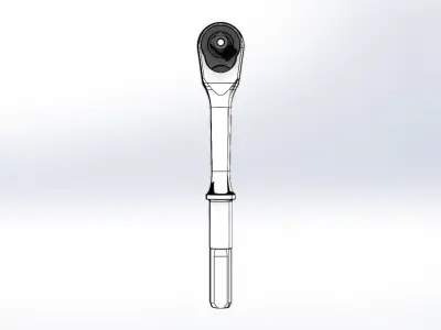 Torquimetro Catraca Ratchet Torque Meter 3D model