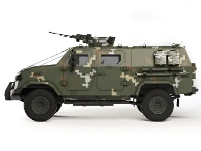 Kozak-5 tactical 2016 3D model