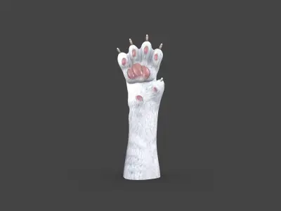 HAND-022 Cat Low-poly 3D model