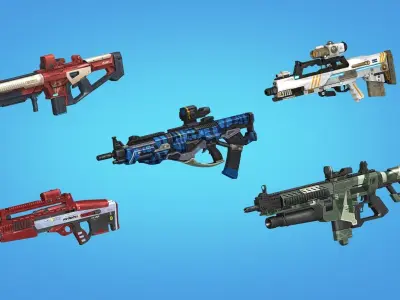 weapon pack vol02 Scifi cartoon weapon  Low-poly 3D model