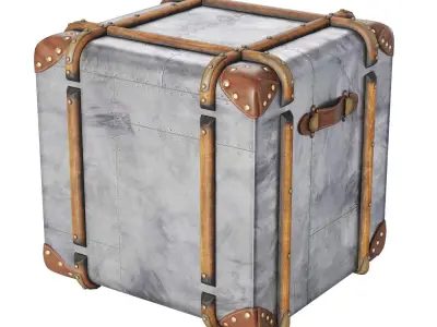 RH Richards Trunk 2-Drawer Cube 3D model