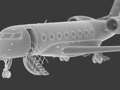 Gulfstream G800 Ultra-Long-Range Business Jet 3D model