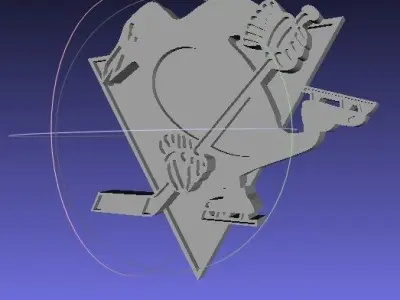 Pittsburgh Penguins Logo Free 3D print model