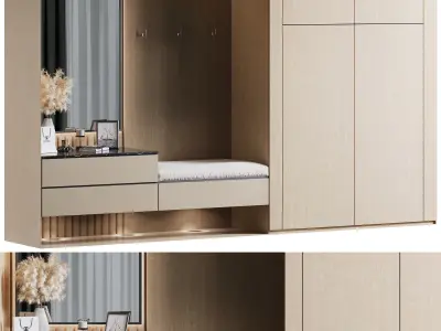 Hallway Set N2 3D model