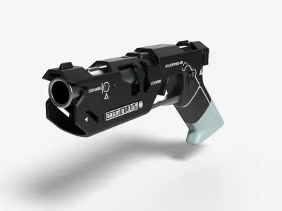 Pistol from the movie Oblivion 2013 3D model