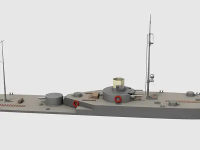 ORP Krakow River Monitor 3D model