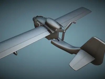Republic RC-3 Seabee - 3D Printable Model 3D print model