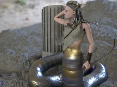 Medusa Amiibo Free 3D print model