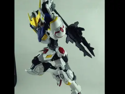 Fully 3dPrinted ActionFigureTAUROS - BASED ON GUNDAM BARBATOS 3D print model