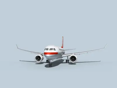 Bombardier CS100 PrivatAir 3D model
