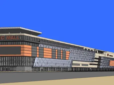 Sketchup Shopping Center 269 3D model
