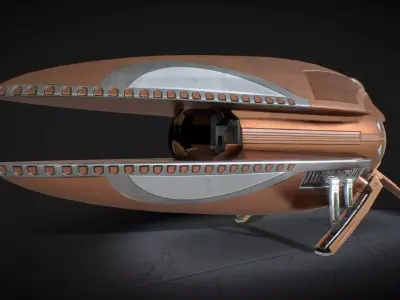 Star Wars - Solar Sail Low-poly 3D model