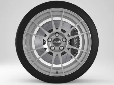 Oz Racing Ultraleggera Rim 3D model