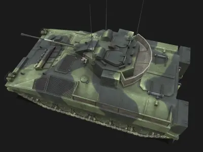 Tank FV511 Low-poly 3D model
