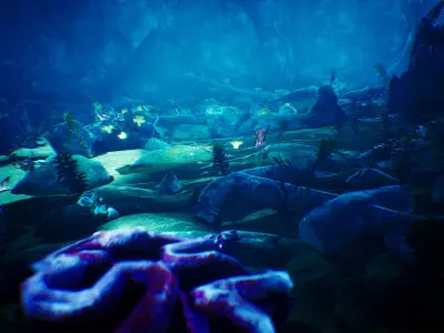 Underwater World  70 Assets Low-poly 3D model