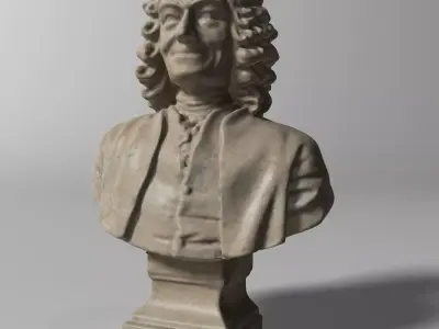 Voltaire Bust 3D model