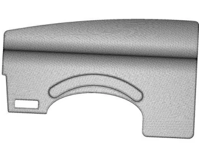 Steel Car Fender 3D model