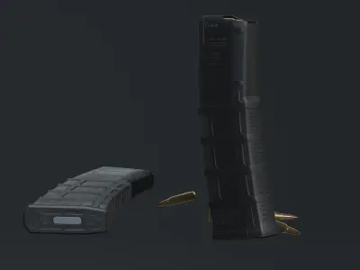 PMAG30 AR GEN M3 556 magazine 3D model