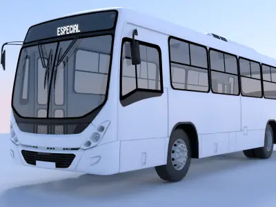 Marcopolo Bus Torino S OF-1519 - EXTERNAL Low-poly 3D model