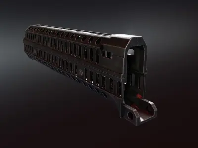Zenitco Sport 12 Handguard Low-poly 3D model