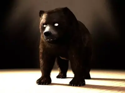 Grizzly Bear 3D model