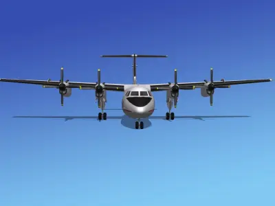 Dehavilland DHC-7 Canada 3D model